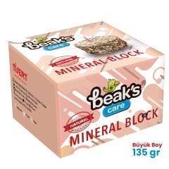 Beaks Care Mineral Block Zengin Mineralli Büyük Boy Gaga Taşı 135Gr 12'li Kutu