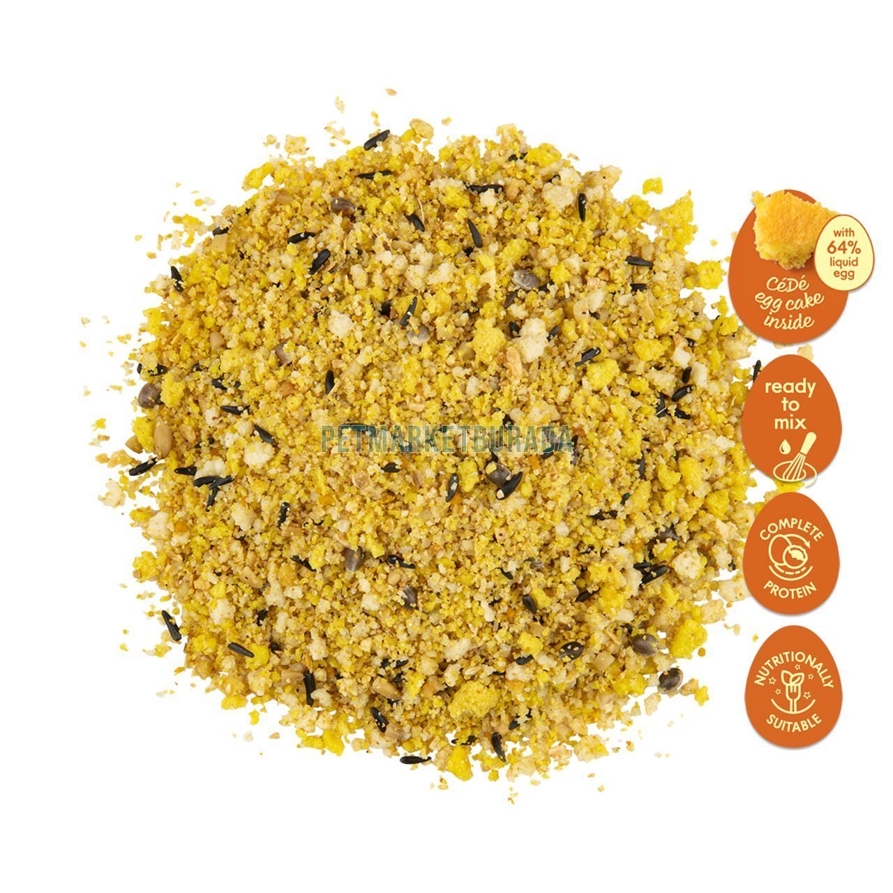 CéDé Egg Food Kuru Yumurtalı Kanarya Maması (B) 1 kg