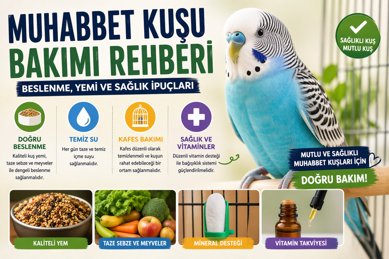 Muhabbet Kuşu Beslenmesi Nasıl Olmalı?