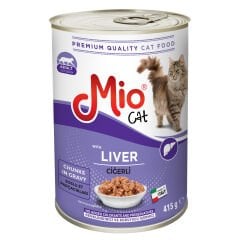 Mio Parça Ciğerli Kedi Konservesi 415 gr