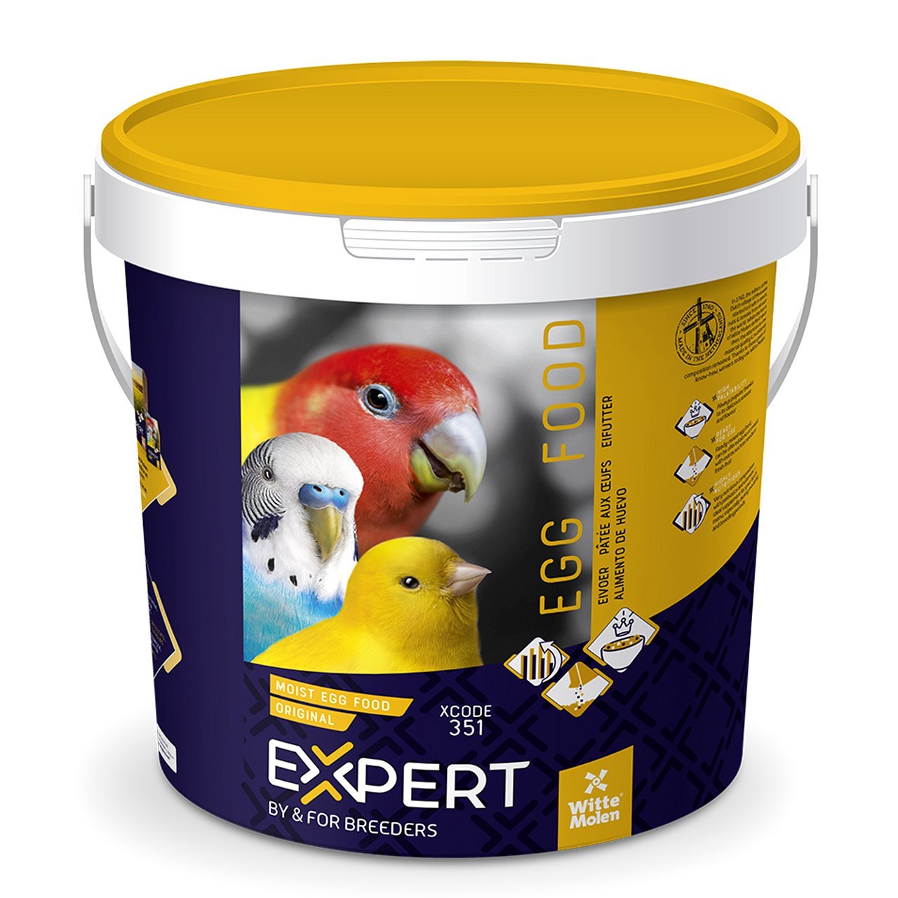 Witte Molen Expert Eivoer Orijinal Tüm Kuşlar İçin Nemli Yumurta Maması (OP) 5 kg