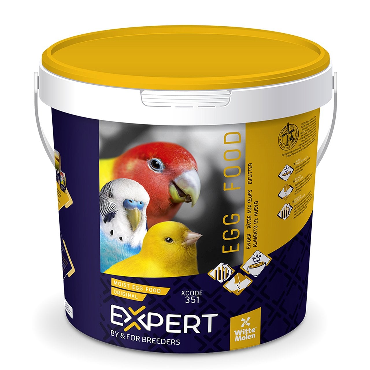 Witte Molen Expert Eivoer Orijinal Tüm Kuşlar İçin Nemli Yumurta Maması (OP) 5 kg