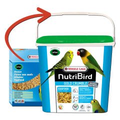 Versele Laga Nutribird Gold Crumble Yumurtalı Kuru Muhabbet Kuşu Maması 4 kg