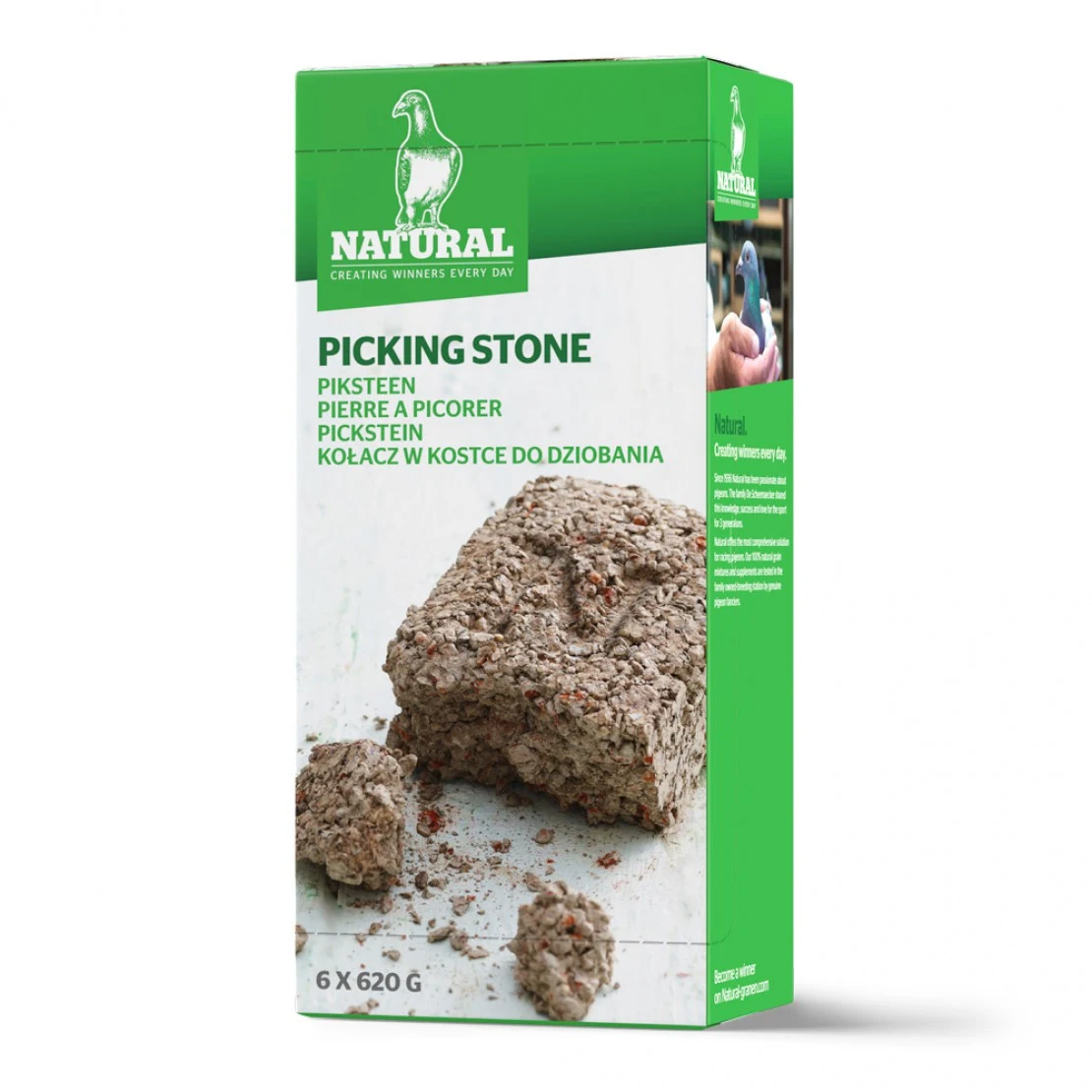 Natural Granen Picking Stone Doğal Mineral Karışımı 620 gr x 6 adet