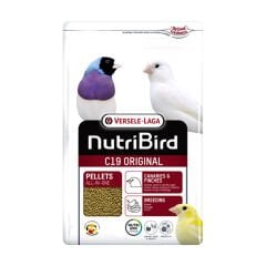Versele Laga Nutribird C19 Original Üreyen Kanaryalar Ve Finçler İçin Beyaz Pelet Yem (OP) 3 Kg