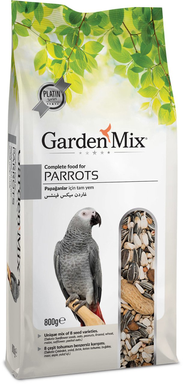 Gardenmix Platin Karışık Papağan Yemi 800 gr