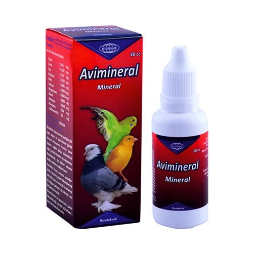 Biyoteknik Avimineral Kuşlar İçin Mineral Çözelti 30 cc