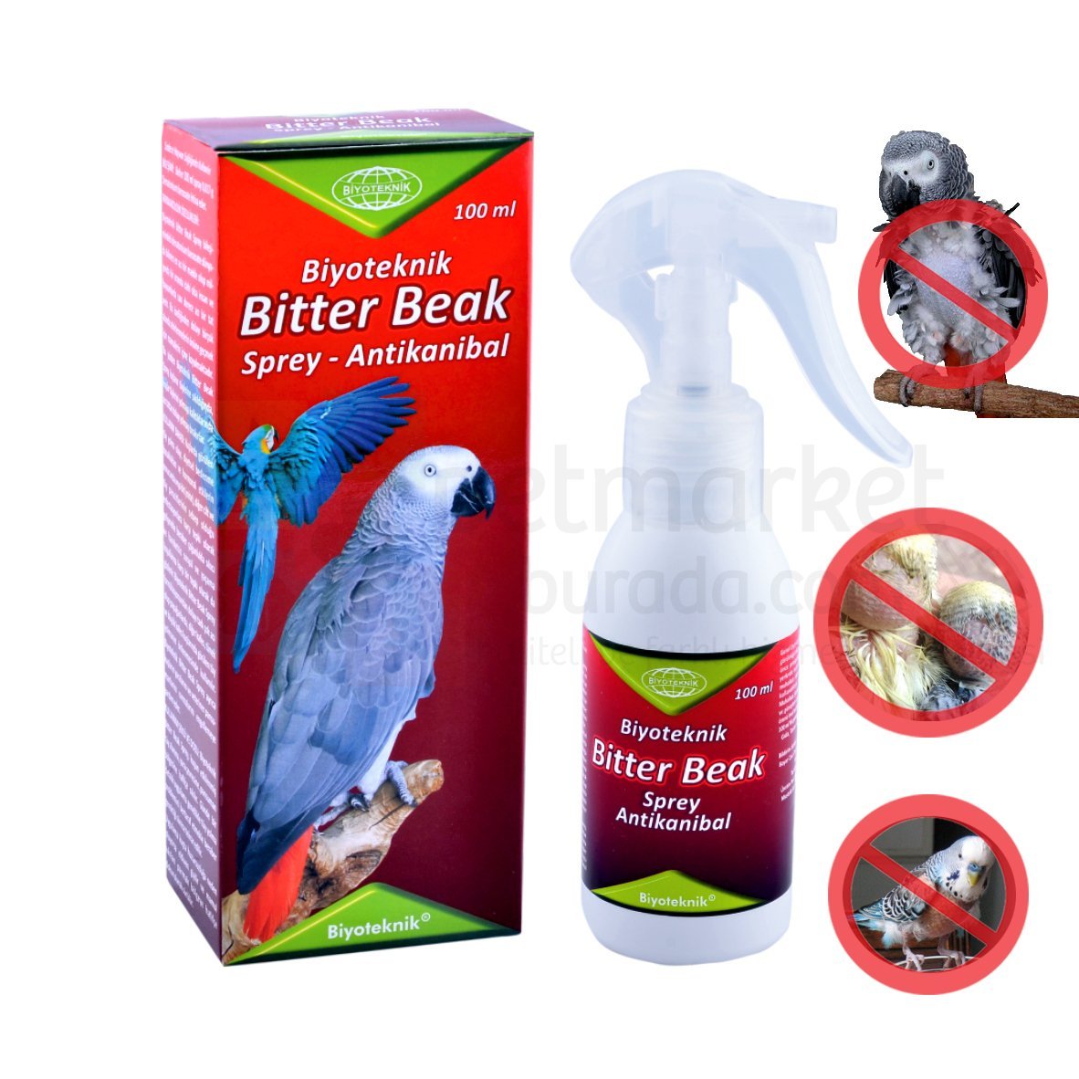 Biyoteknik Bitter Beak Acı Tüy Yolma Engelleyici Sprey 100 ml