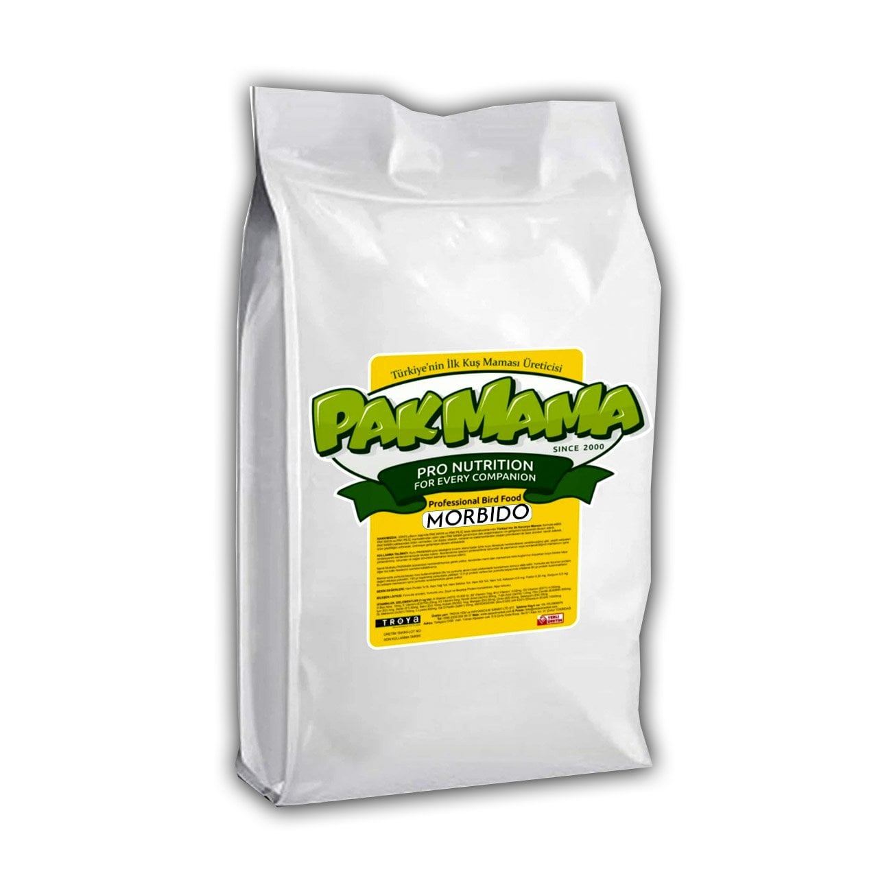 Pak Mama Morbido Nemli Kuş Maması EKO 5 Kg