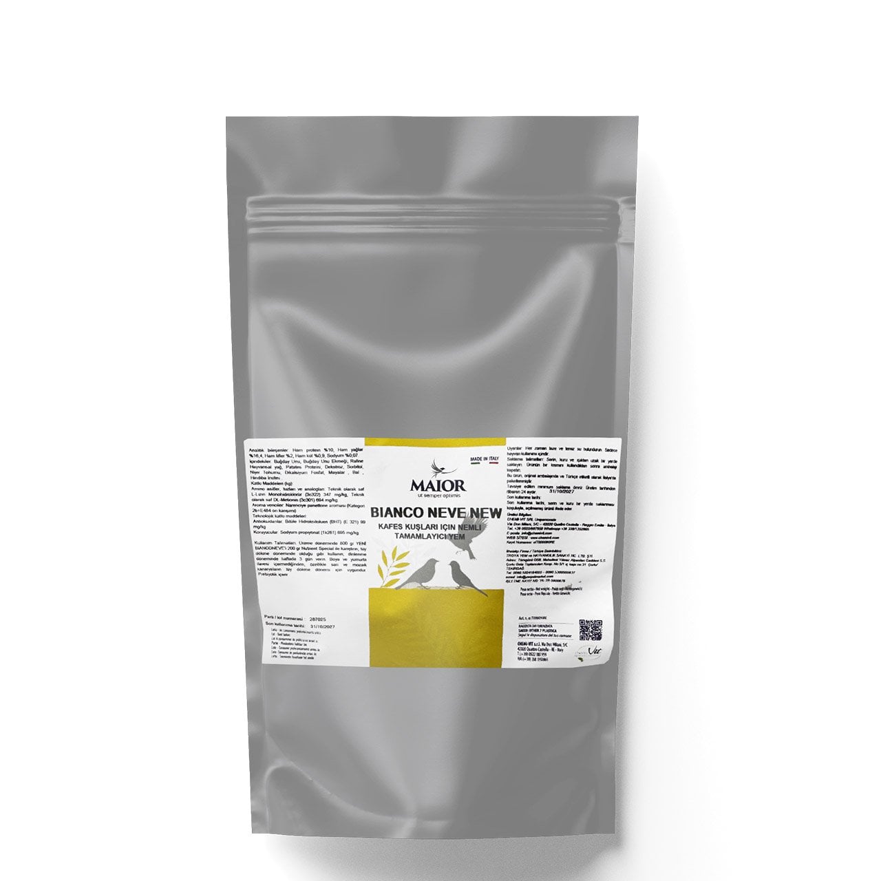 Chemivit Maior New Bianconeve Bianco Yumurtasız Nemli Mama 5 Kg