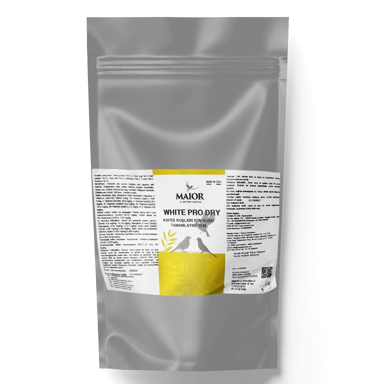 Chemivit Maior White Pro Dry Bianco Kuru Mama 12 Kg