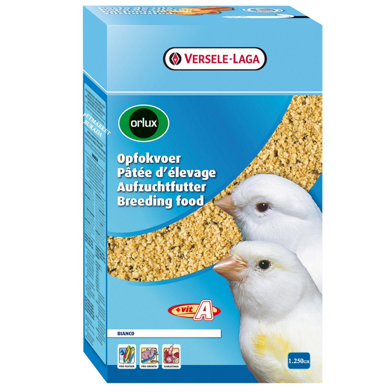 Versele Laga Orlux Bianco Beyaz Renk Yumurtasız Kanarya Maması 1.250 gr Poşet