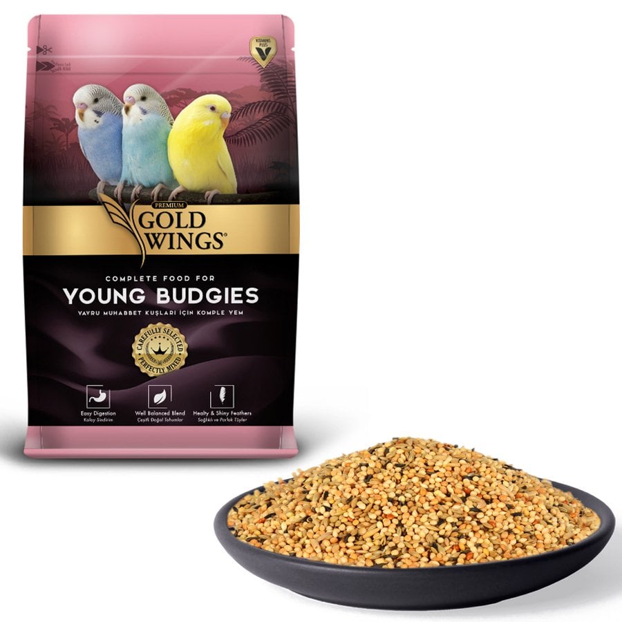 Gold Wings Premium Yavru Muhabbet Yemi 1 Kg
