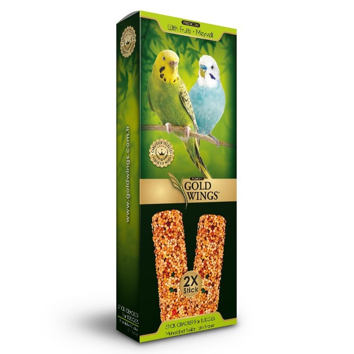 Gold Wings Premium Meyveli Muhabbet Krakeri Kutu 2'li Paket