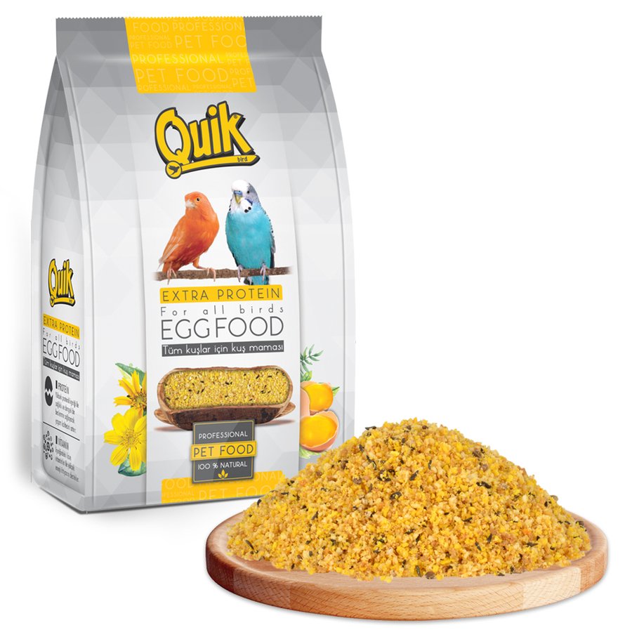 Quik Tüm Kafes Kuşları İçin Yumurtalı Kuş Maması 100 Gr