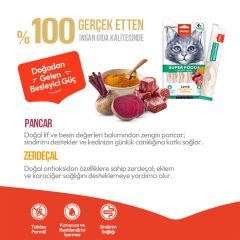 Wanpy Superfood Kuzulu, Pancar & Zerdeçallı Krema Kedi Ödülü 5 ad×14 gr