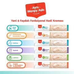 Wanpy Tüy Yumağı Önleyici Fonksiyonel Morina Balığı & TavukKedi Kreması Ödülü 5ad x 14gr