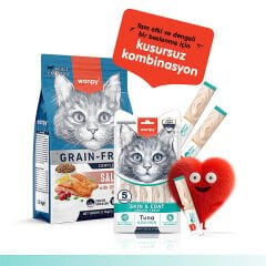 Wanpy Tüy Yumağı Önleyici Fonksiyonel Morina Balığı & TavukKedi Kreması Ödülü 5ad x 14gr