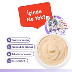 Wanpy Üriner Sistem Sağlığı Destekleyici Ördek & Tavuk Fonksiyonel Kedi Kreması Ödülü 5ad x 14gr