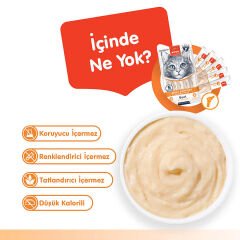 Wanpy Eklem Sağlığı Destekleyici Sığır Eti & Tavuk Fonksiyonel Kedi Kreması Kedi Kreması Ödülü 5ad x 14gr