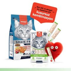 Wanpy Böbrek Sağlığı Destekleyici Tavuk&Sebze Fonksiyonel Kedi Kreması 5ad x 14gr