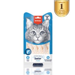 Wanpy Ton Balıklı +7 Yaş Tahılsız Kedi Krema Ödülü 5×14 g