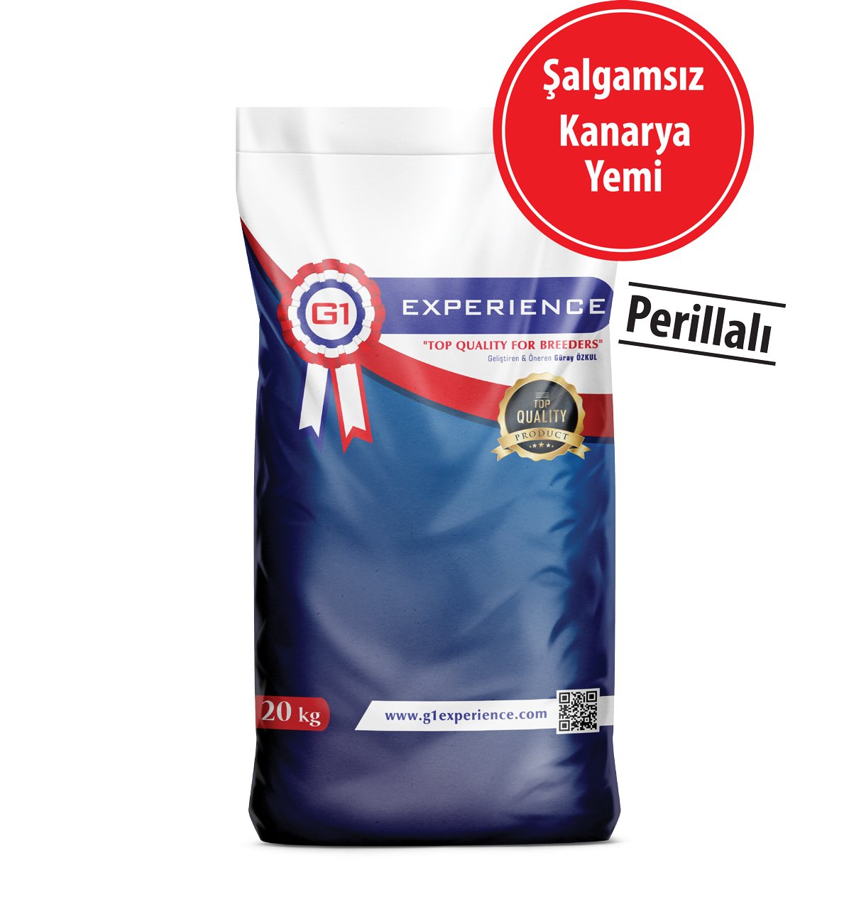 G1 Experience Şalgamsız Perillalı Kanarya Üretici Yemi (Bölünmüş Vakum Paket) 1 kg