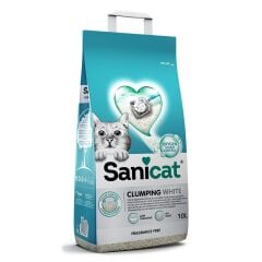 Sanicat Clumping White Kokusuz Kedi Kumu 10 Litre