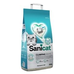 Sanicat Clumping White Kokusuz Kedi Kumu 20 Litre