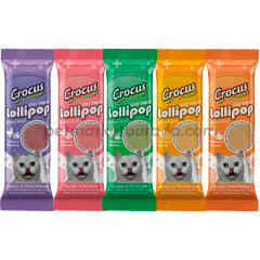 Crocus Kedi Lolipop Karma Lezzetler 5 li paket