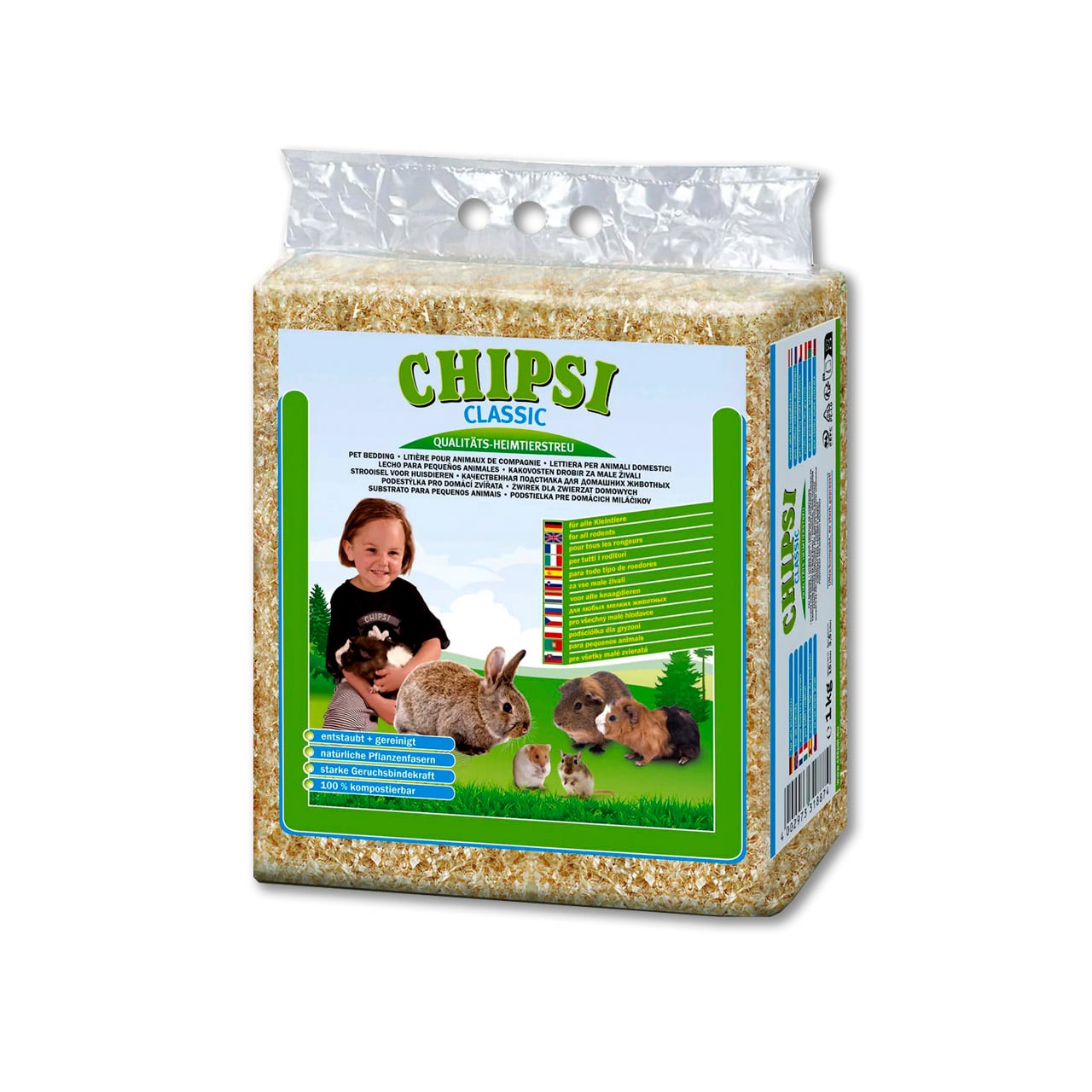 Chipsi Classic Premium Sıkıştırılmış Talaş 1 kg