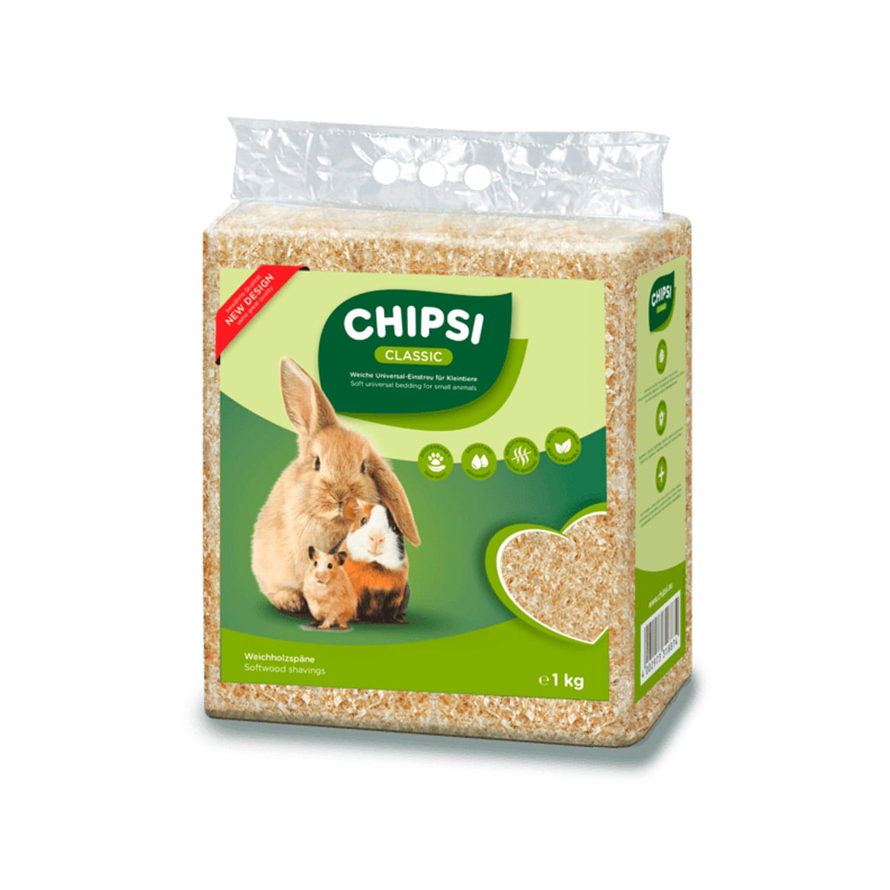 Chipsi Classic Premium Sıkıştırılmış Talaş 1 kg