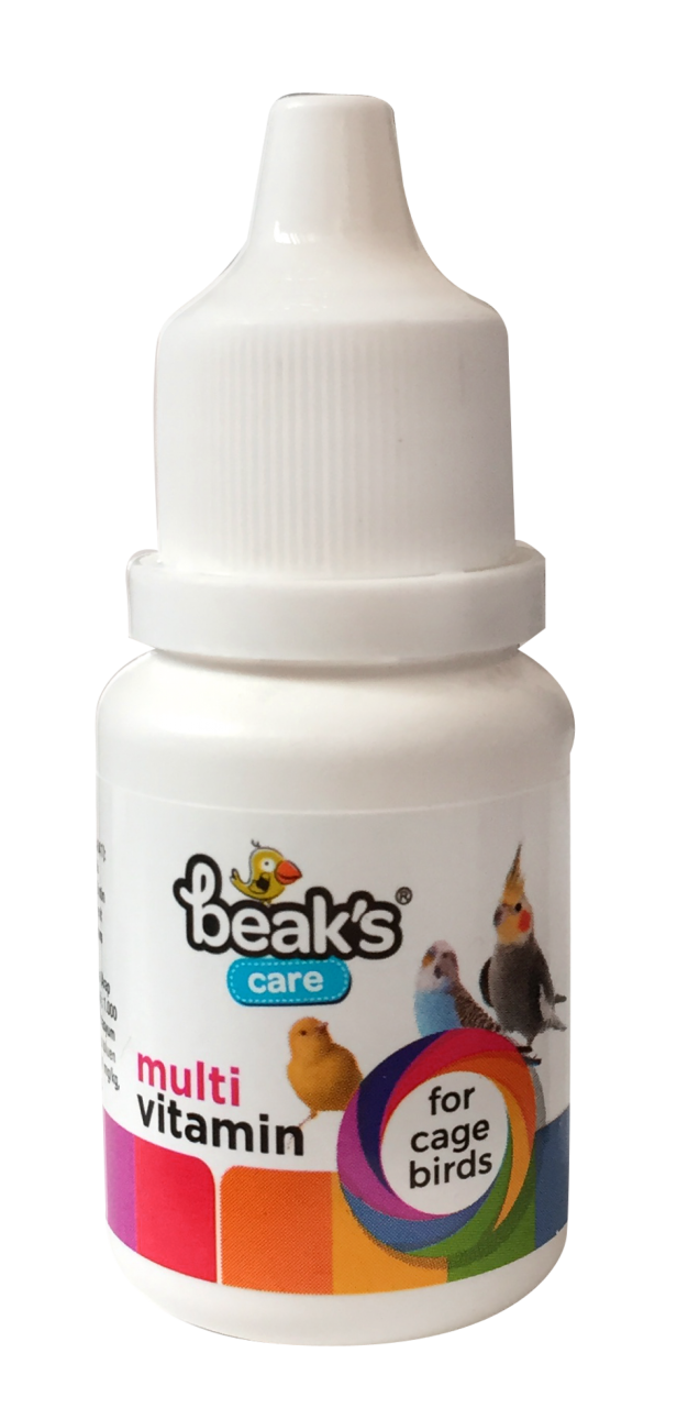Beaks Tüm Kafes Kuşları İçin Sıvı Multivitamin Takviyesi 25 ml