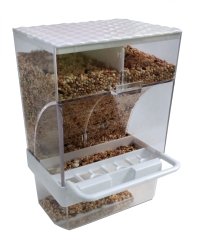Beaks Eco Feeder Geniş Alt Hazneli Çift Bölmeli Akıllı Yemlik Kutu