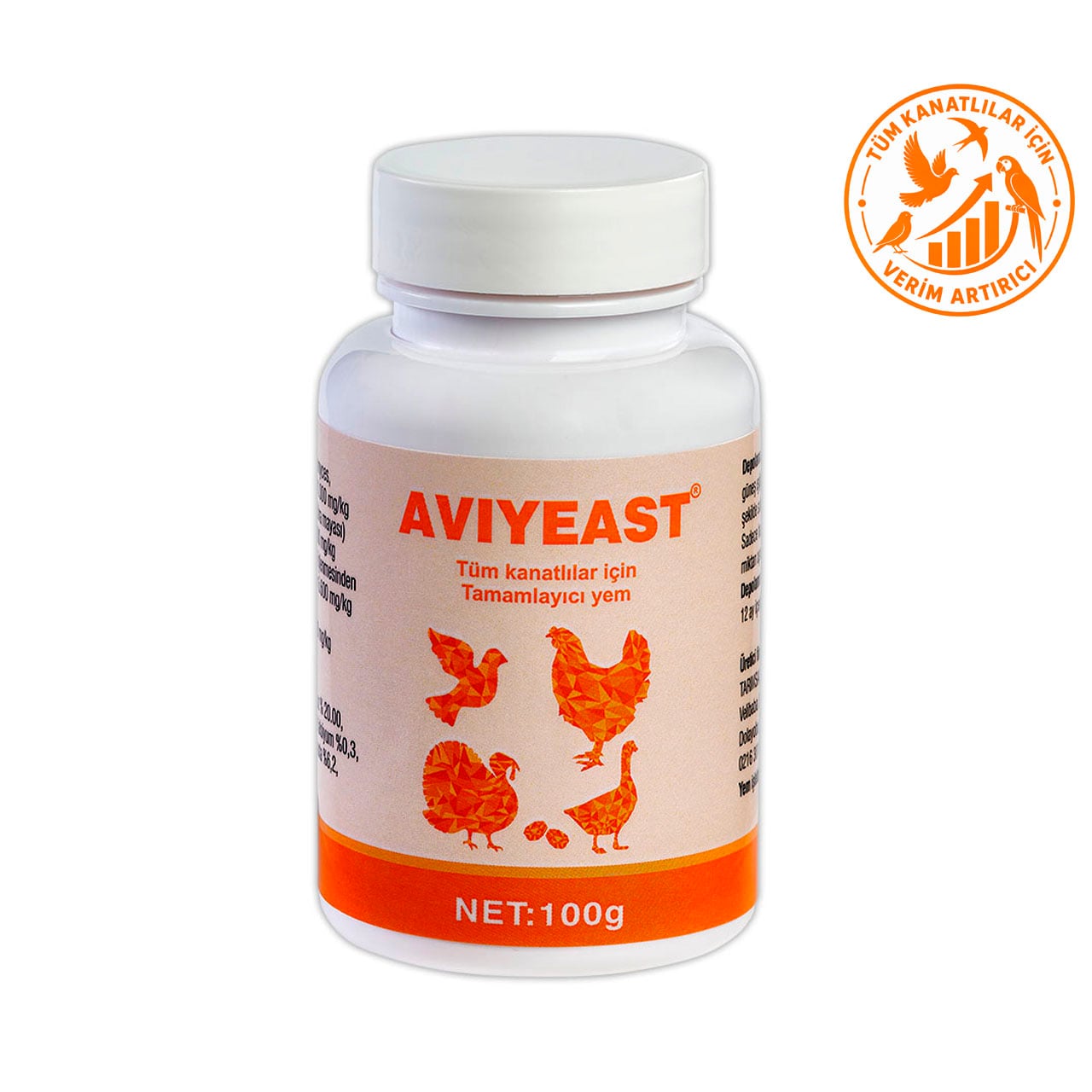 AviYeast Verim Artırıcı Maya ve Protein Desteği 80 gr