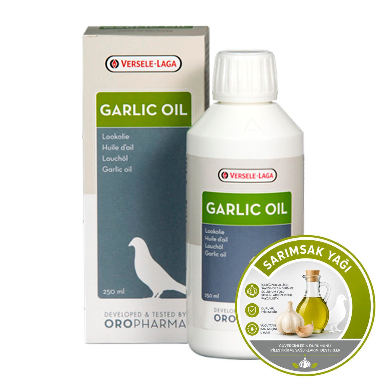 Versele Laga Oropharma Garlic Oil Sarımsak Yağı 250 ml