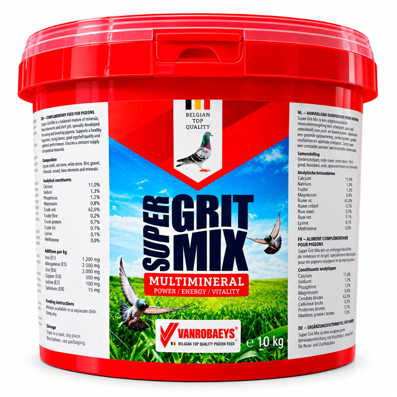 Vanrobaeys Multimineral Super Grit Mix Mineral Karışımı 10 kg