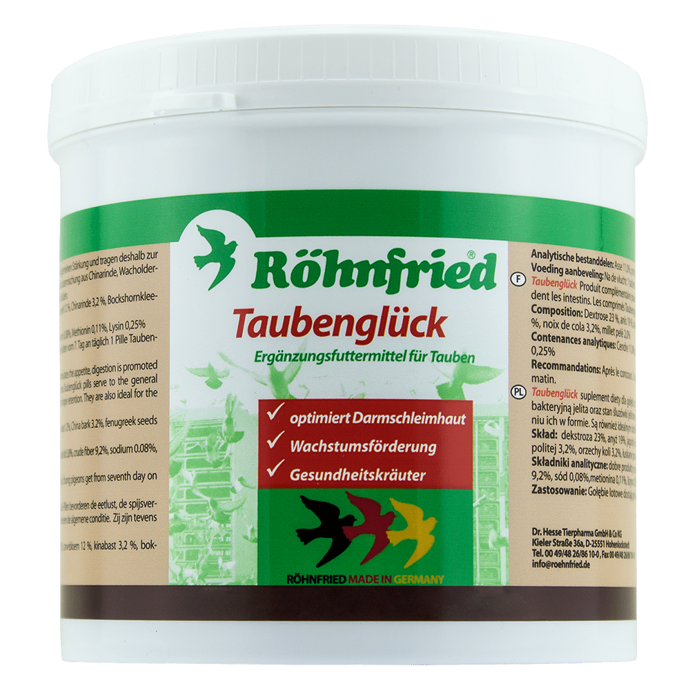 Röhnfried Taubenglück İştah Açıcı Gelişim Artırıcı Yavru Hapı 1.400 Adet
