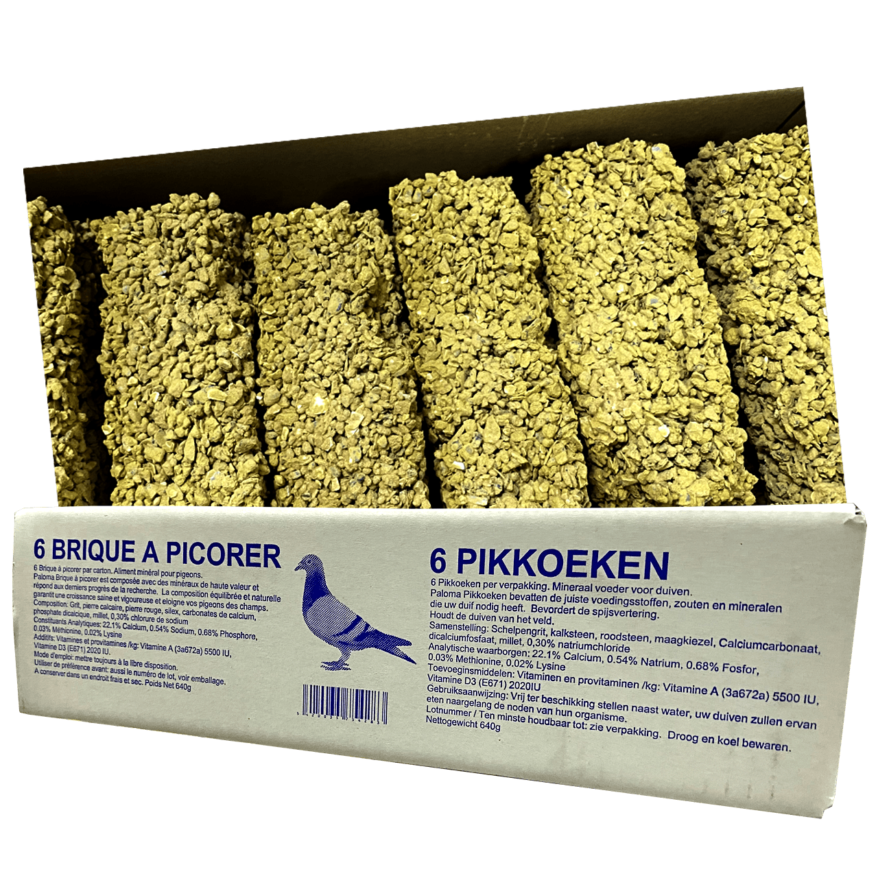 Paloma Pikkoeken Zengin Güvercin Mineral Pastası 6'lı Kutu