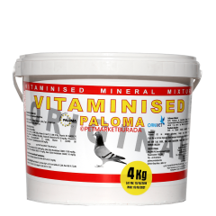 Paloma Vitaminsed Zengin Vitamin Mineral Karışımı Pembe Toz 4 kg Kova