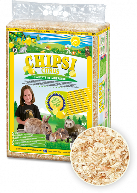Chipsi Citrus Limon Aromalı Premium Talaş 60 lt