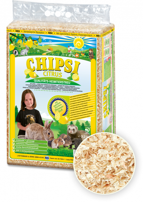 Chipsi Citrus Limon Aromalı Premium Talaş 60 lt