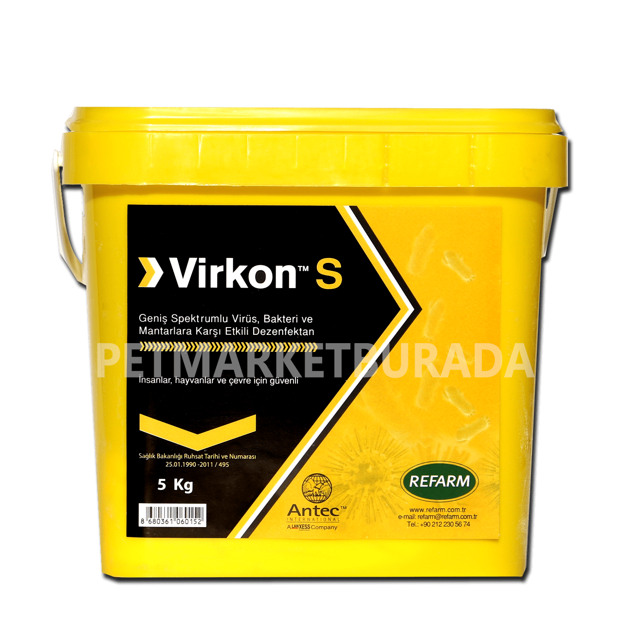 Virkon S Geniş Spektrumlu Dezenfektan 5 kg