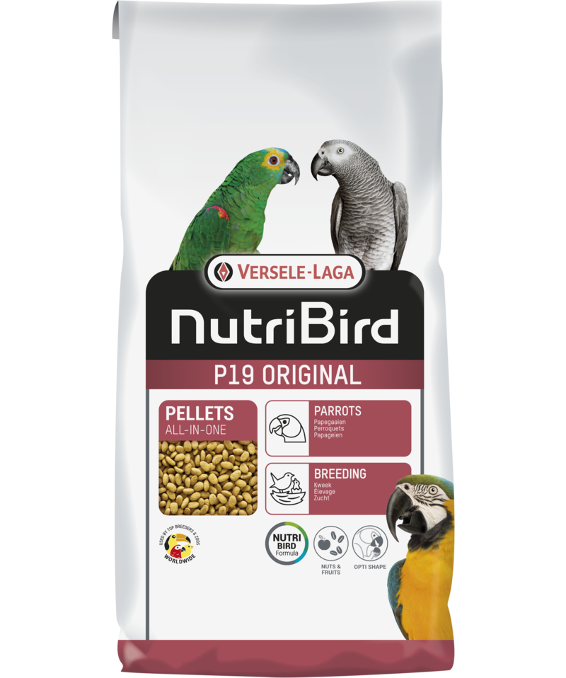 Versele Laga Nutribird P19 Original Üreyen Papağanlar İçin Meyveli Pelet Yem 10 kg