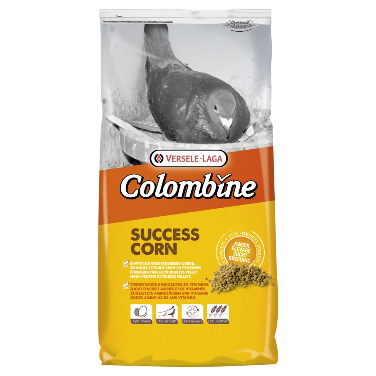 Versele Laga Colombine Success Corn Güvercinler İçin Ekstra Proteinli Pelet Yem 3 kg