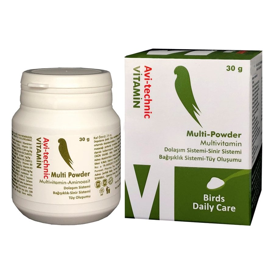 Avi-Technic MULTİ-POWDER Toz Multivitamin Takviyesi 30 gr
