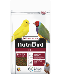 Versele Laga Nutribird C15 Kanarya Ve Finçler İçin Meyveli Pelet Yem (OP) 3 kg