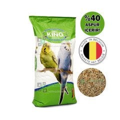 King Profesyonel %40 Aspurlu Karışık Muhabbet Kuşu Yemi (B) 1 kg