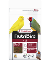Versele Laga Nutribird C15 Kanarya Ve Finçler İçin Meyveli Pelet Yem 1 kg (Bölünmüş)