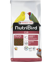 Versele Laga Nutribird C19 Üreyen Kanaryalar Ve Finçler İçin Meyveli Pelet Yem 1 kg (Bölünmüş)